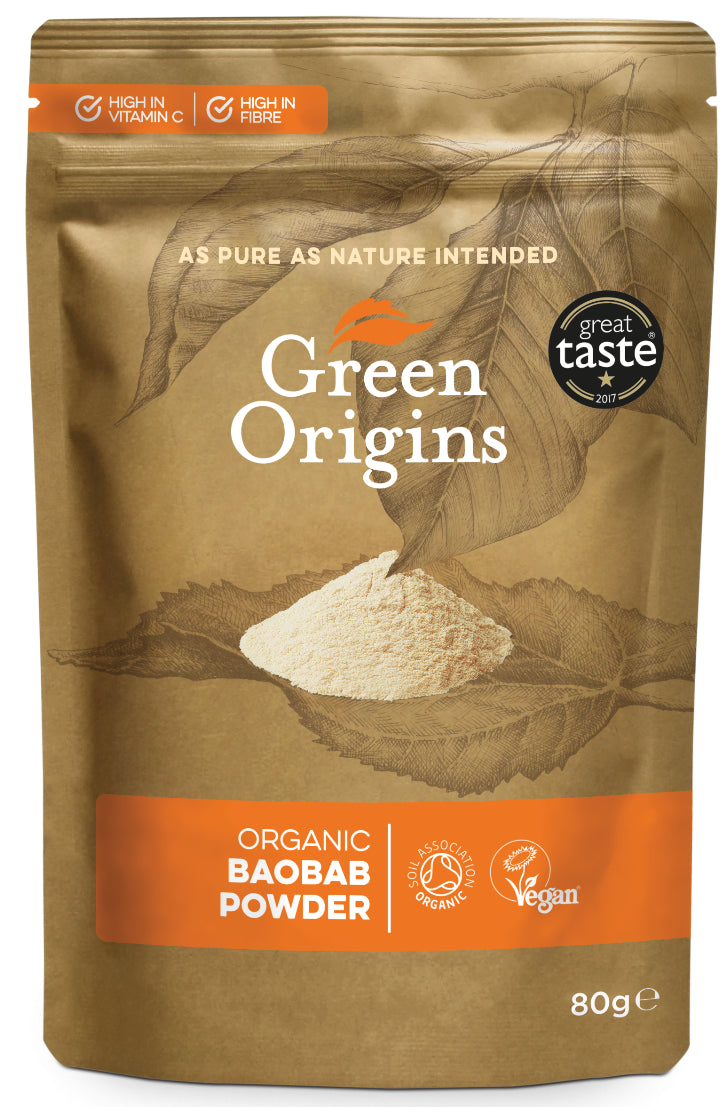 Bio-Baobab-Pulver 80 g GRÜNER URSPRUNG