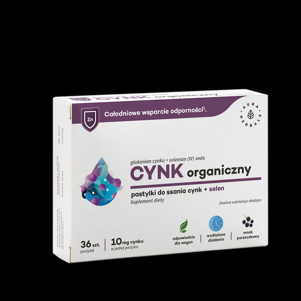 Organisches Zink 10 MG und Selen 36 Tabletten von AURA HERBALS