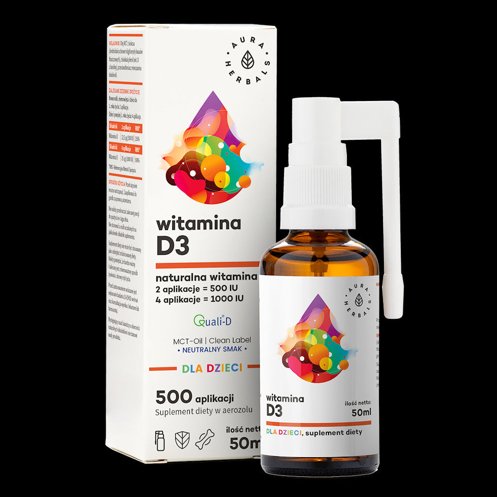 Vitamin D3 für Kinder MCT Aerosol 50 ml AURA HERBALS
