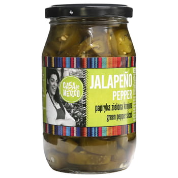 Casa de Mexico geschnittener grüner Jalapenopfeffer 340g
