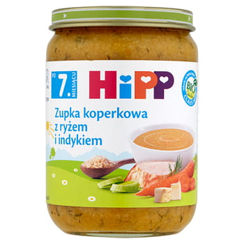 Dillsuppe mit Reis und Truthahn nach 7 Monaten HiPP BIO 190g