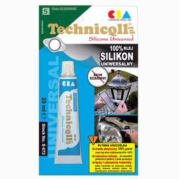 Technicqll universelles farbloses Silikon 20 ml