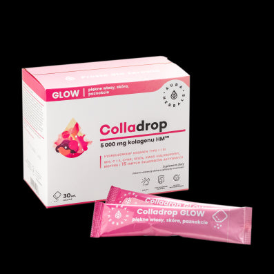 Colladrop glow Meereskollagen 5000 MG Beutel 30 Stk. AURA HERBALS