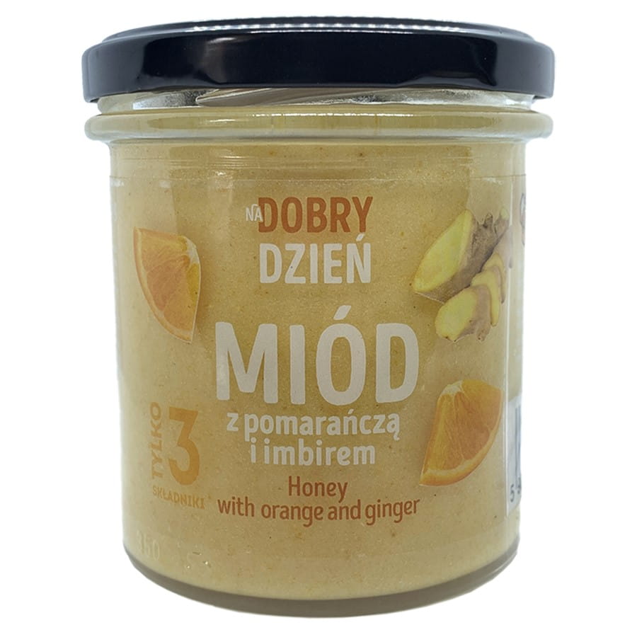 Honig mit Orange und Ingwer "für einen guten Tag" 375g KOZACKI BEEBERRY