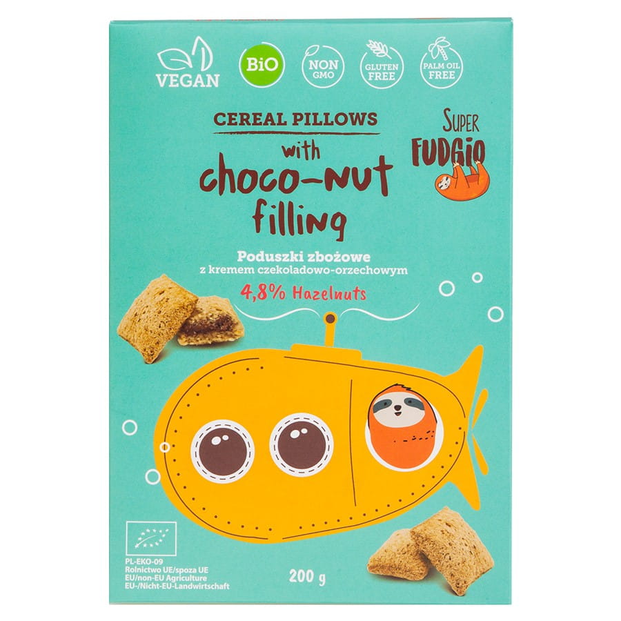 Getreidekissen mit Erdnusscreme glutenfrei BIO 200g SUPER FUDGIO