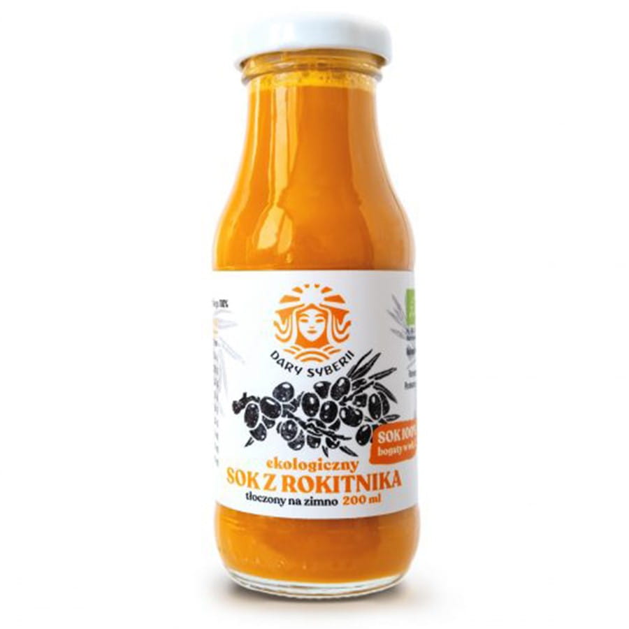 Sibirischer Sanddorn-Presssaft BIO 200ml DARY SYBERIA
