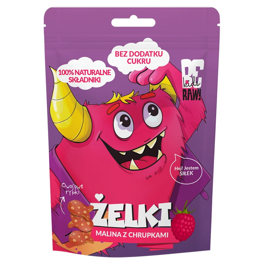 Himbeer Jelly Beans mit Chips 35g BERAW KIDS