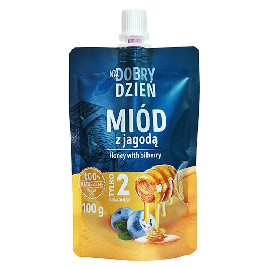 Honig mit Heidelbeere "für einen guten Tag" 100g KOZACKI BEEBERRY