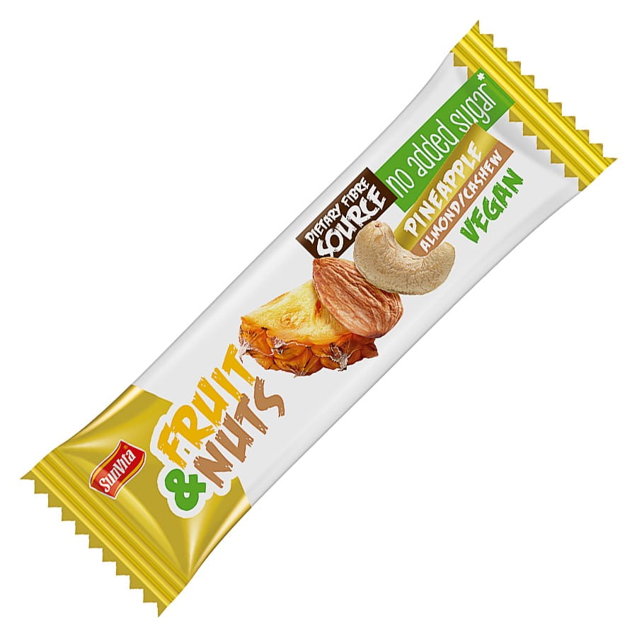 Frucht-Nuss-Riegel "Ananas" ohne Zuckerzusatz 30g SUNVITA