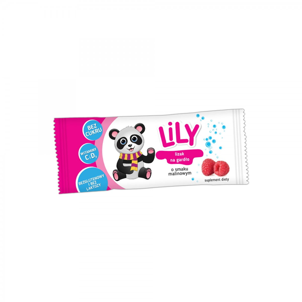 Lutscher mit Vitaminen gegen Husten und Halsschmerzen 8 g - LILY CANDY