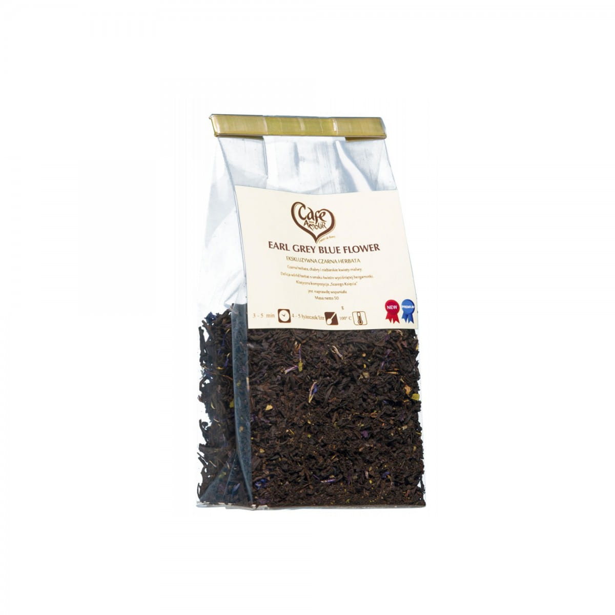 Schwarzblatt-Tee Earl Grey Blue Flowers 50 g CAFE AMOUR