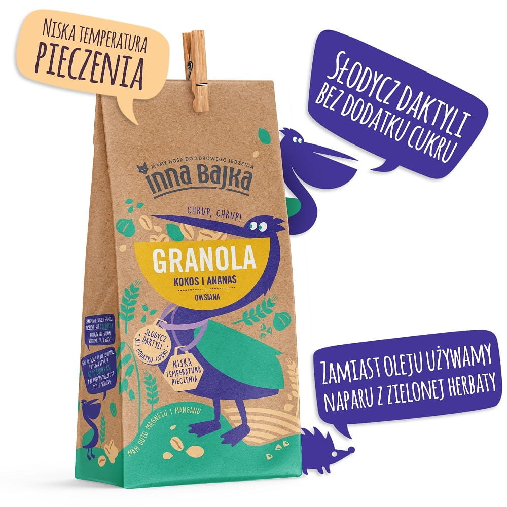Hafer-Granola mit Kokos und Ananas 300 g ANOTHER TALE