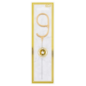 Goldene Zahl 9 (kaltes Feuer) 7,5 cm