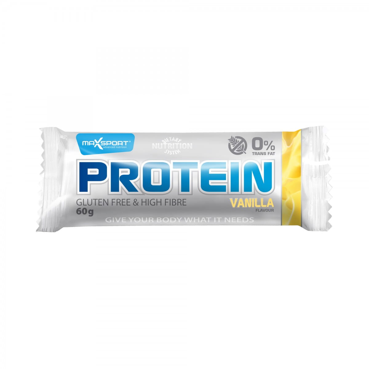Protein-Vanille-Riegel 60 g MAXSPORT