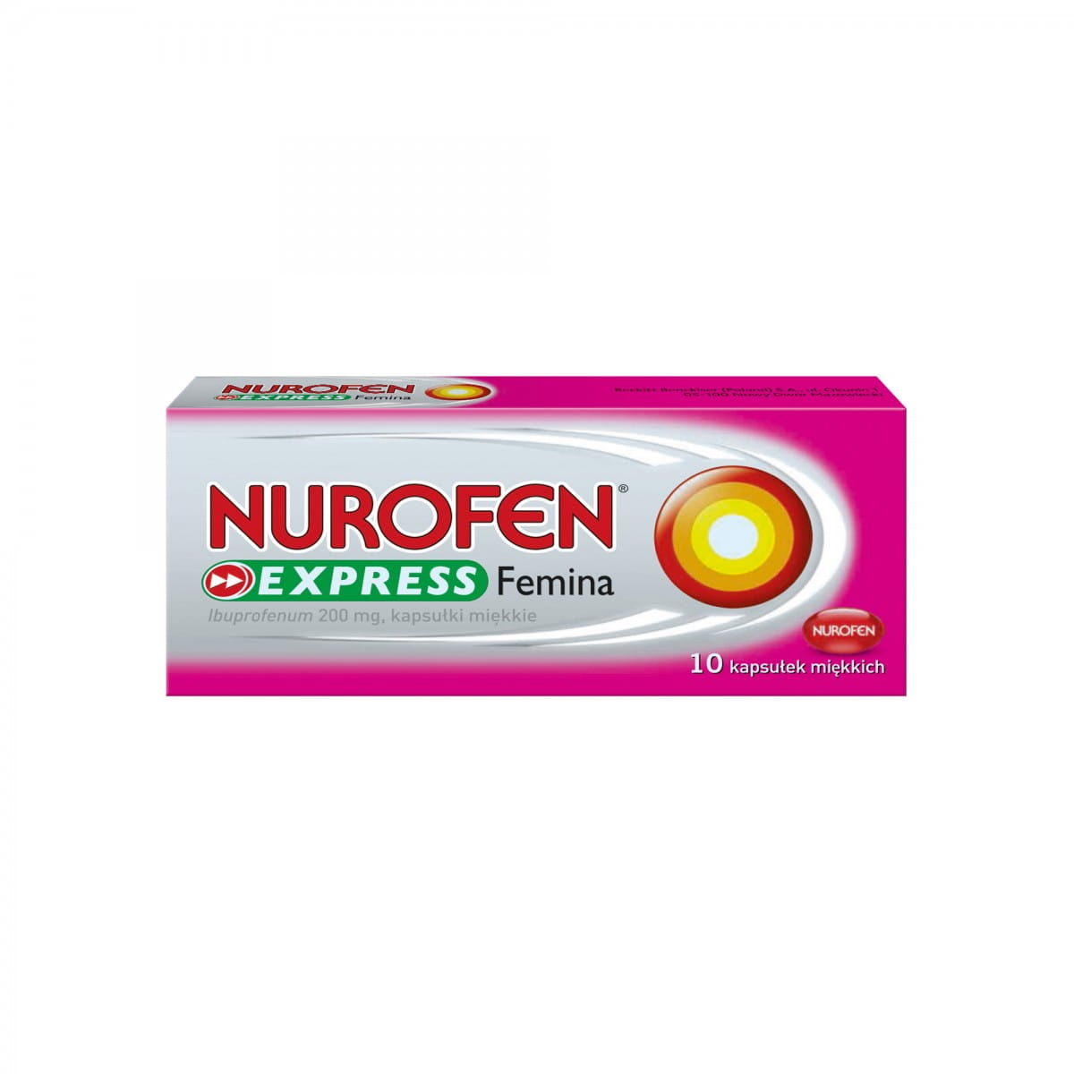 Nurofen femina 10 Kapseln RECKITT BENCKISER