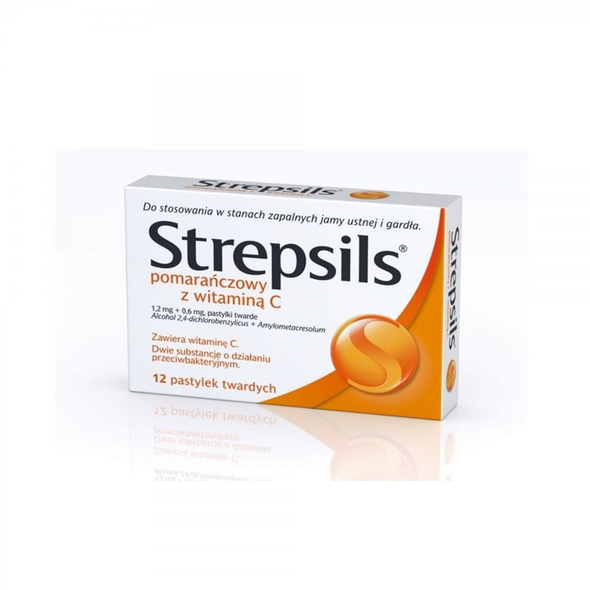 Strepsils orange 12 Lutschtabletten