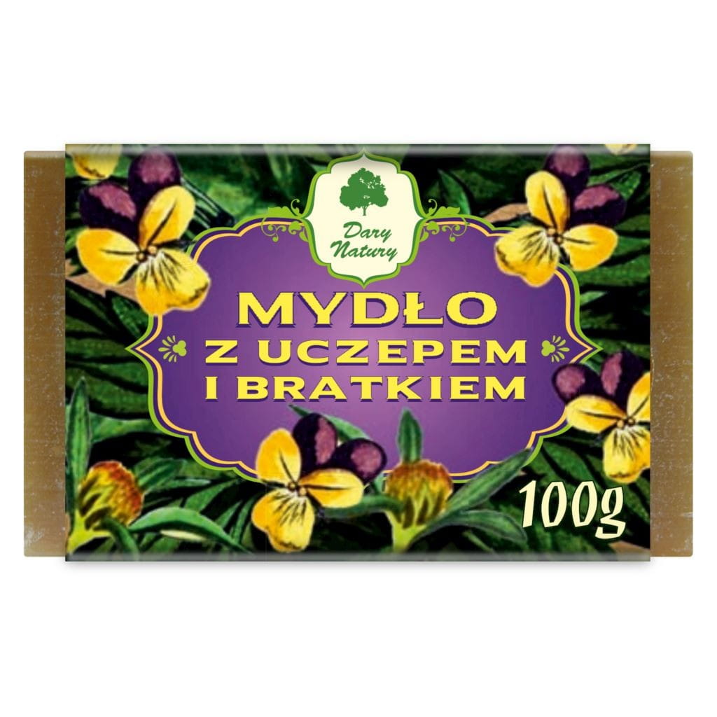 Seife mit Haken und Stiefmütterchen 100g DARY NATURY