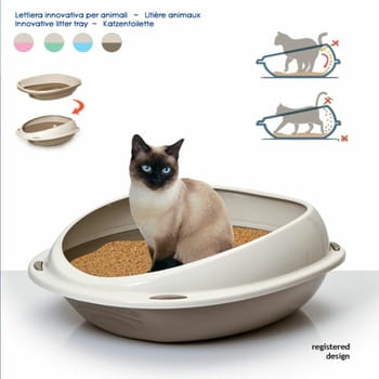 Kunststoffküvette mit Rahmen, oval 45x36cm