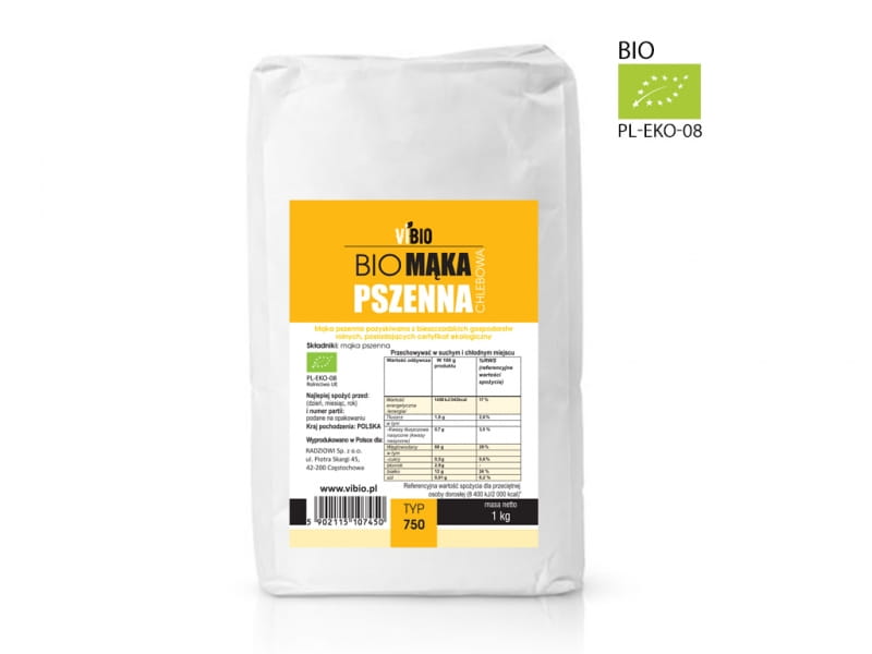 BIO Weizenmehl 750 1000g - Biolaboratorium