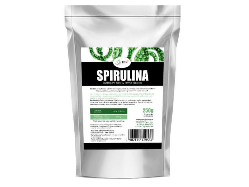 Große Spirulina-Tabletten 250 mg (1000 Tabletten 250 g) - VIVIO - Biolaboratorium