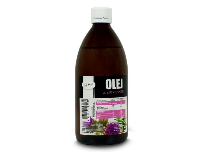 Mariendistelöl, kaltgepresst 500ml - VIVIO - Biolaboratorium