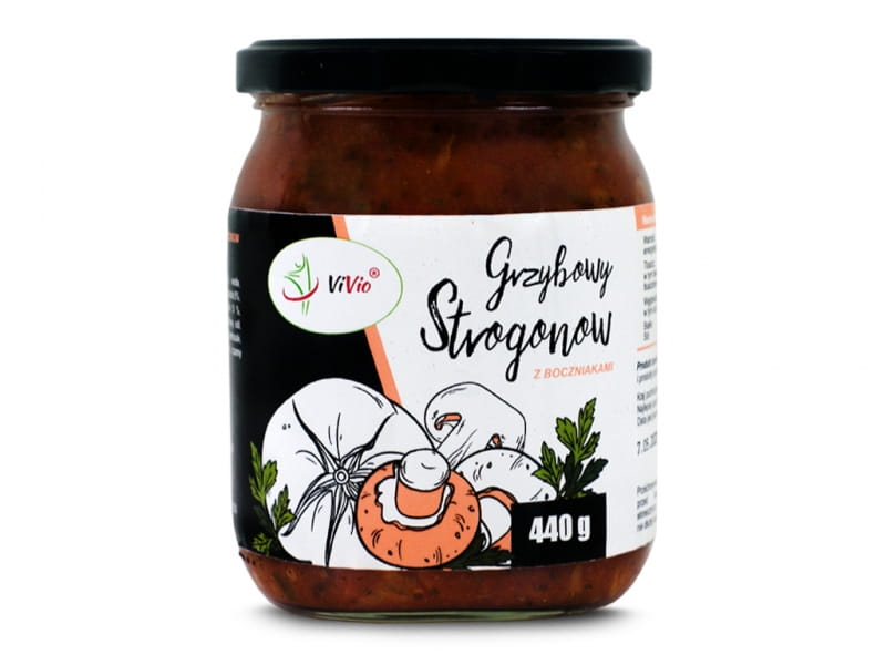 Veganer Pilz Strogon 440g - VIVIO - Biolaboratorium