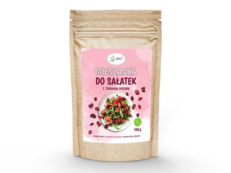 Mischung für Salate mit Preiselbeeren 100g - VIVIO - Biolaboratorium