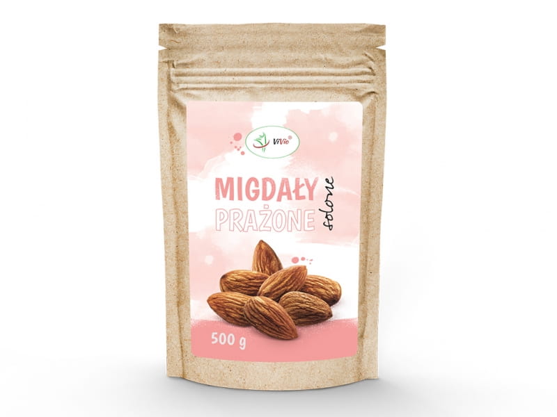 Geröstete Salzmandeln 500g - VIVIO - Biolaboratorium