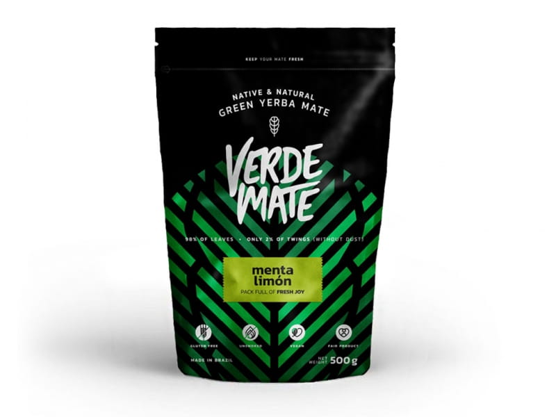Yerba Mate Menta Limon 500g VERDE MATE - Biolaboratorium