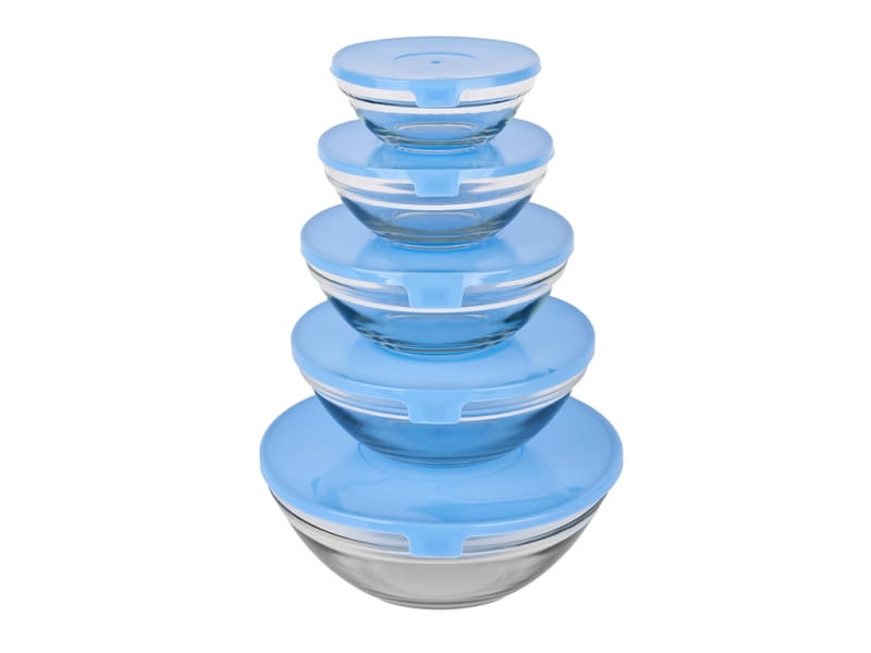Set mit 5 Schalen mit Deckel TADAR - Biolaboratorium