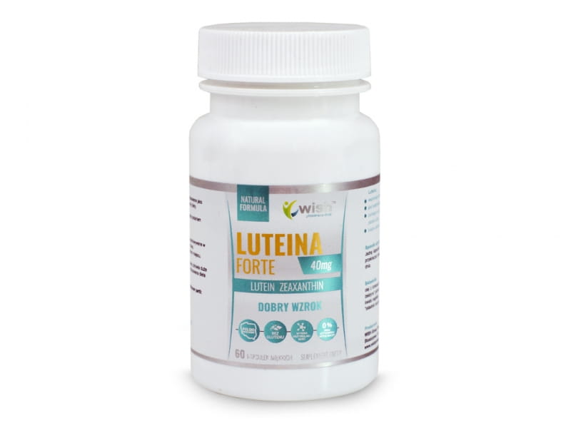 Lutein FORTE max 40mg 60 Kapseln - WISH - Biolaboratorium