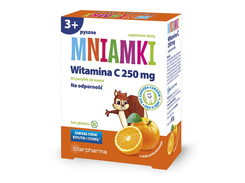 Vitamin C 250 mg orange STARPHARMA - Biolaboratorium