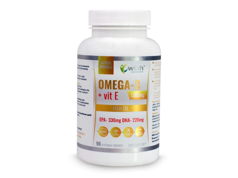 OMEGA 3 fort gold dha220 + vit E - 90 Kapseln WISH - Biolaboratorium
