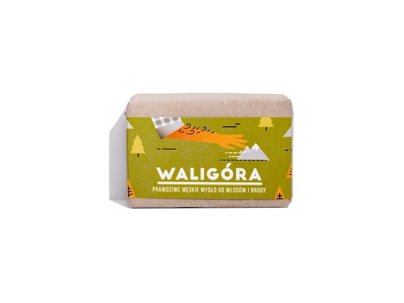 Waligóra-Seife auf Etikett. für Haare und Bart 110g 4SZPAKI - Biolaboratorium