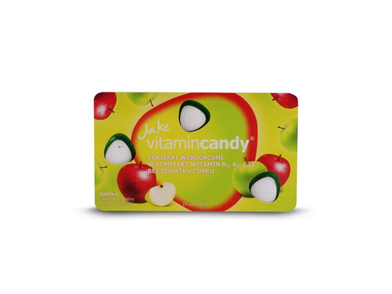 Zuckerfreie Apfelbonbons 18g JAKE VITAMINCANDY - Biolaboratorium