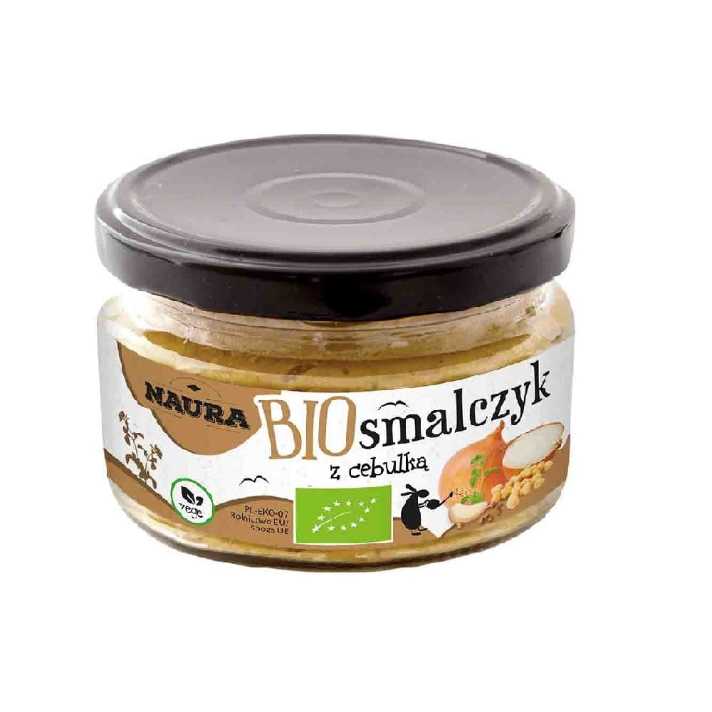 Veganes Schmalz mit Zwiebeln BIO 190 g NAURA - Biolaboratorium