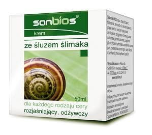 Creme mit Schneckenschleim 50ml SANBIOS - Biolaboratorium