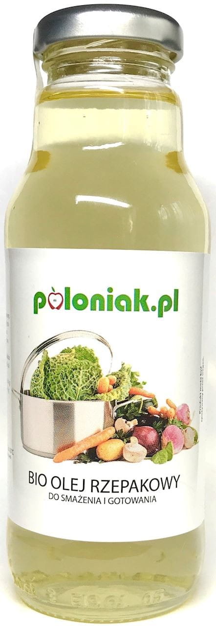 Rapsöl zum Kochen und Braten BIO 300 ml - POLONIAK - Biolaboratorium