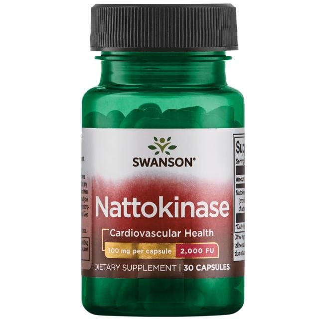 Nattokinase 100mg 2000fu 30 Kapseln - SWANSON Nattokinase - Biolaboratorium