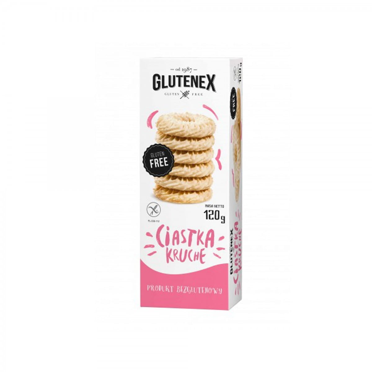 Glutenfreie Mürbekekse 120 g GLUTENEX - Biolaboratorium
