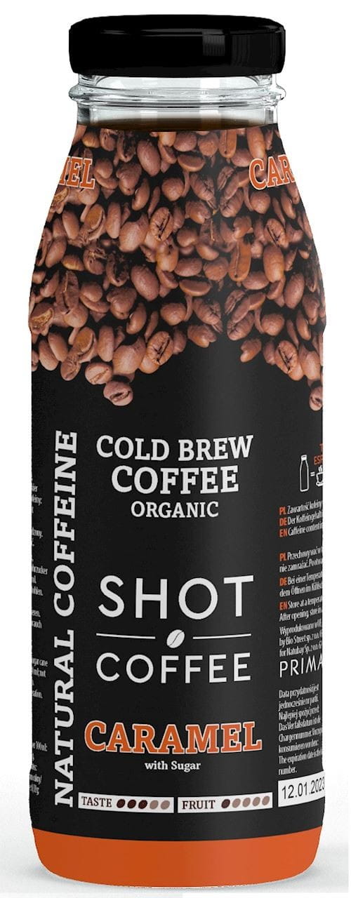 Cold Brew Cold Brew Coffee mit Karamellgeschmack BIO 175 ml - PRIMABIOTIC - Biolaboratorium