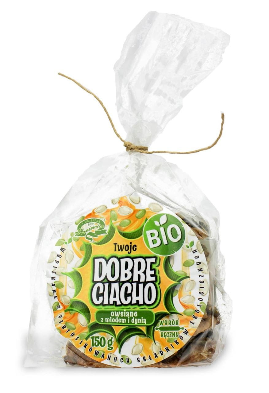 Haferkuchen mit Honig und Kürbis BIO 150 g - SÜßWAREN ZANIEWICZ - Biolaboratorium