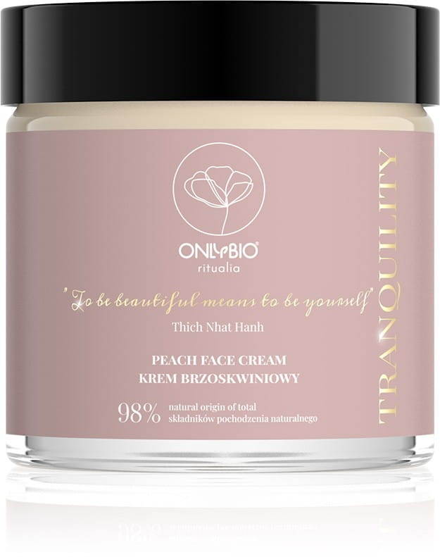 Gesichtscreme Pfirsich 50 ml - NUR BIO - Biolaboratorium
