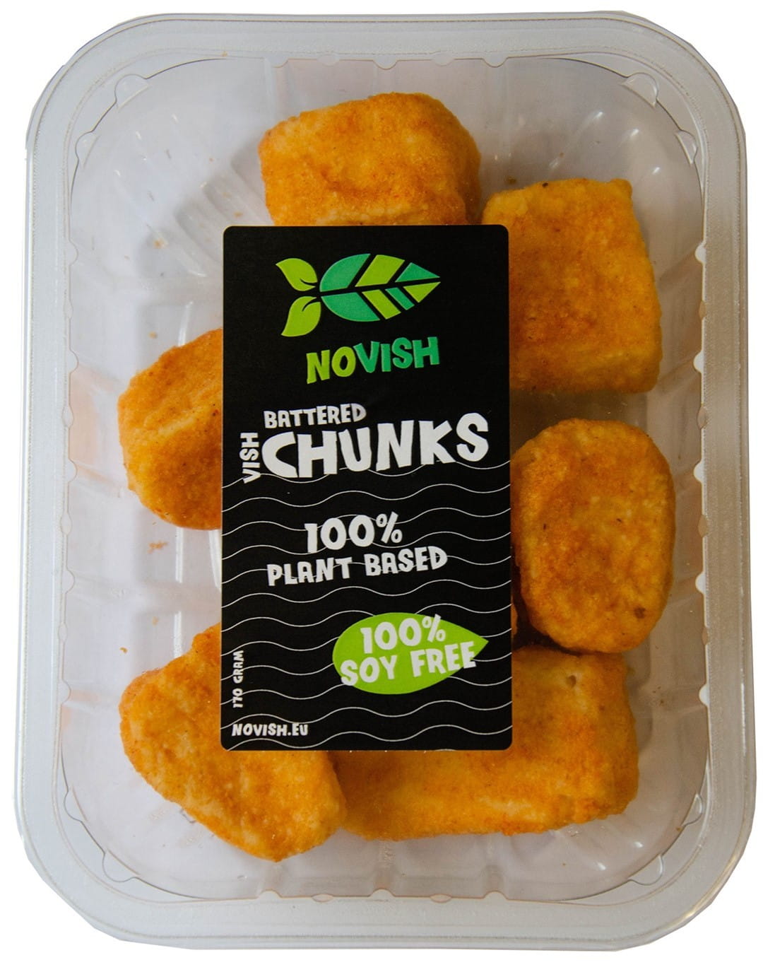 Pflanzliche Fischalternative - Stücke im Teig 188 g - NOVISH - Biolaboratorium