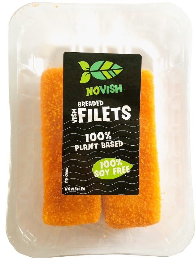 Pflanzliche Fischalternative - panierte Filets 160g - NOVISH - Biolaboratorium