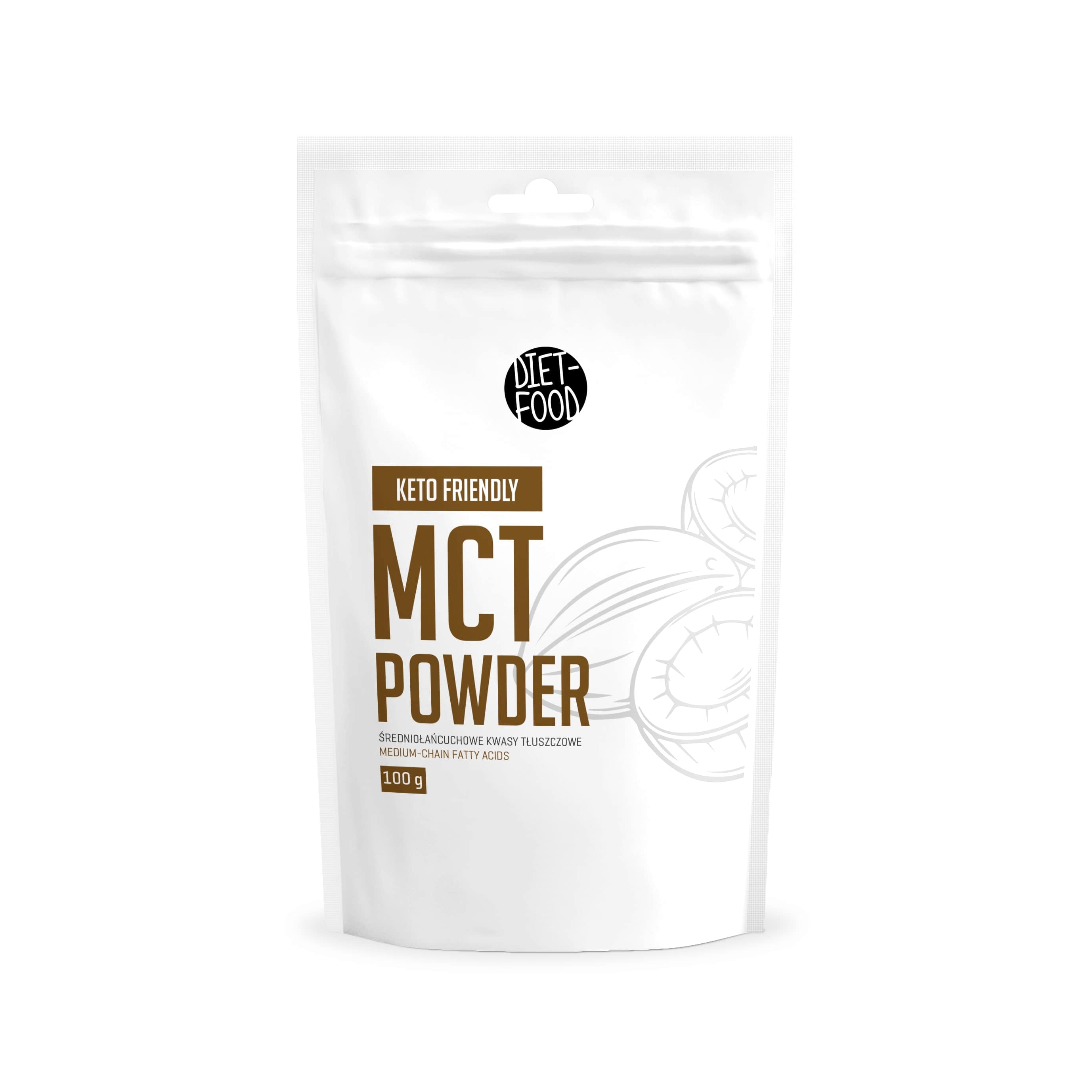 MCT-Kokosöl in Pulverform 100 g DIÄT - LEBENSMITTEL - Biolaboratorium
