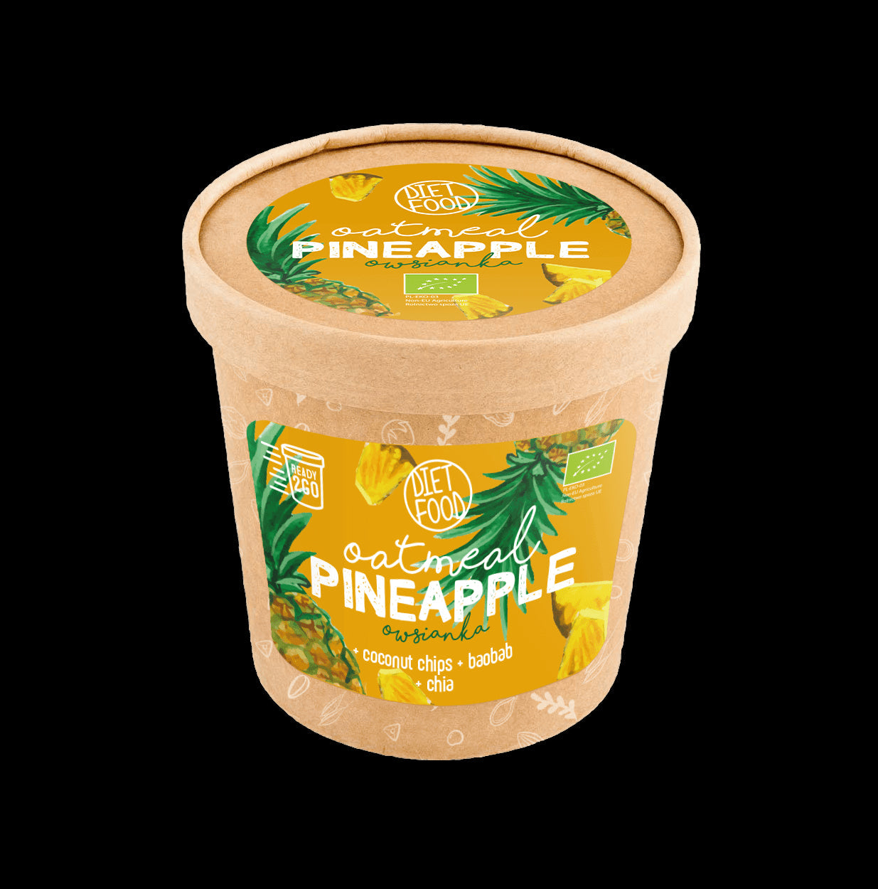 Haferbrei mit Ananas 70g ECO DIÄT - LEBENSMITTEL - Biolaboratorium