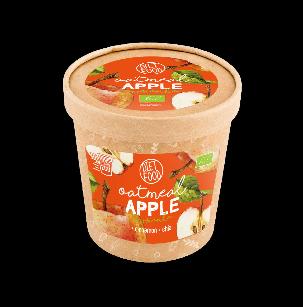 Haferflocken mit Apfel 70g EKO DIET - LEBENSMITTEL - Biolaboratorium