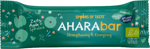 Riegel BIO Apfel Spirulina 30g AHARABAR - Biolaboratorium