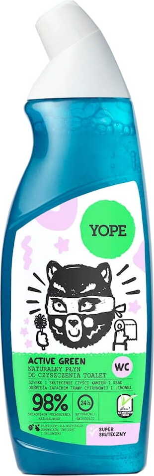 Aktives grünes Toilettenreinigungsgel 750ml YOPE - Biolaboratorium